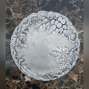 Arthur Court aluminum cheese plate 7.75 inches